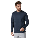 Vuori 01. MENS APPAREL - MENS LS SHIRTS - MENS LS CASUAL Men's Long Sleeve Ponto Performance Tee HMD MIDNIGHT HEATHER
