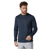 Vuori 01. MENS APPAREL - MENS LS SHIRTS - MENS LS CASUAL Men's Long Sleeve Ponto Performance Tee HMD MIDNIGHT HEATHER