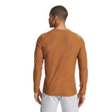 Vuori 01. MENS APPAREL - MENS LS SHIRTS - MENS LS ACTIVE Men's Long Sleeve Strato Tech Tee HAU AUTUMN HEATHER