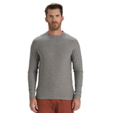 Vuori 01. MENS APPAREL - MENS LS SHIRTS - MENS LS ACTIVE Men's Long Sleeve Strato Tech Tee HEATHER GREY