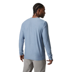 Vuori 01. MENS APPAREL - MENS LS SHIRTS - MENS LS ACTIVE Men's Long Sleeve Strato Tech Tee HTY CHAMBRAY HEATHER