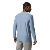 Vuori 01. MENS APPAREL - MENS LS SHIRTS - MENS LS ACTIVE Men's Long Sleeve Strato Tech Tee HTY CHAMBRAY HEATHER