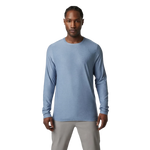 Vuori 01. MENS APPAREL - MENS LS SHIRTS - MENS LS ACTIVE Men's Long Sleeve Strato Tech Tee HTY CHAMBRAY HEATHER