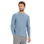 Vuori 01. MENS APPAREL - MENS LS SHIRTS - MENS LS ACTIVE Men's Long Sleeve Strato Tech Tee CLOUD HEATHER