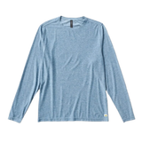 Vuori 01. MENS APPAREL - MENS LS SHIRTS - MENS LS ACTIVE Men's Long Sleeve Strato Tech Tee CLOUD HEATHER