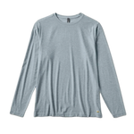 Vuori 01. MENS APPAREL - MENS LS SHIRTS - MENS LS ACTIVE Men's Long Sleeve Strato Tech Tee HSR STORMY HEATHER