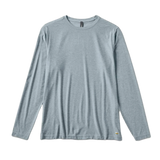 Vuori 01. MENS APPAREL - MENS LS SHIRTS - MENS LS ACTIVE Men's Long Sleeve Strato Tech Tee HSR STORMY HEATHER