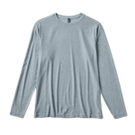 Vuori 01. MENS APPAREL - MENS LS SHIRTS - MENS LS ACTIVE Men's Long Sleeve Strato Tech Tee HSR STORMY HEATHER