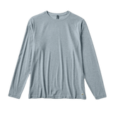 Vuori 01. MENS APPAREL - MENS LS SHIRTS - MENS LS ACTIVE Men's Long Sleeve Strato Tech Tee HSR STORMY HEATHER