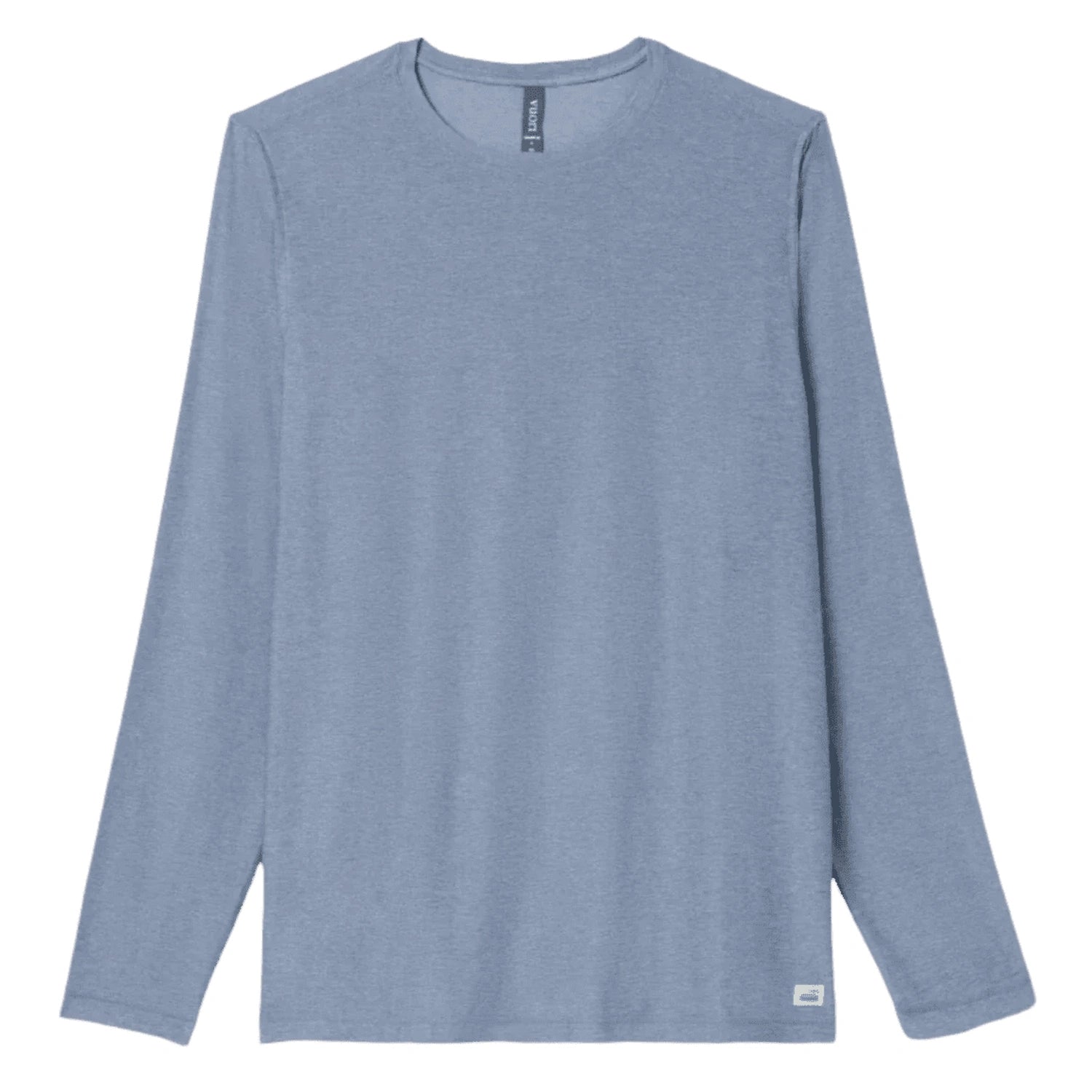 Vuori 01. MENS APPAREL - MENS LS SHIRTS - MENS LS ACTIVE Men's Long Sleeve Strato Tech Tee HTY CHAMBRAY HEATHER