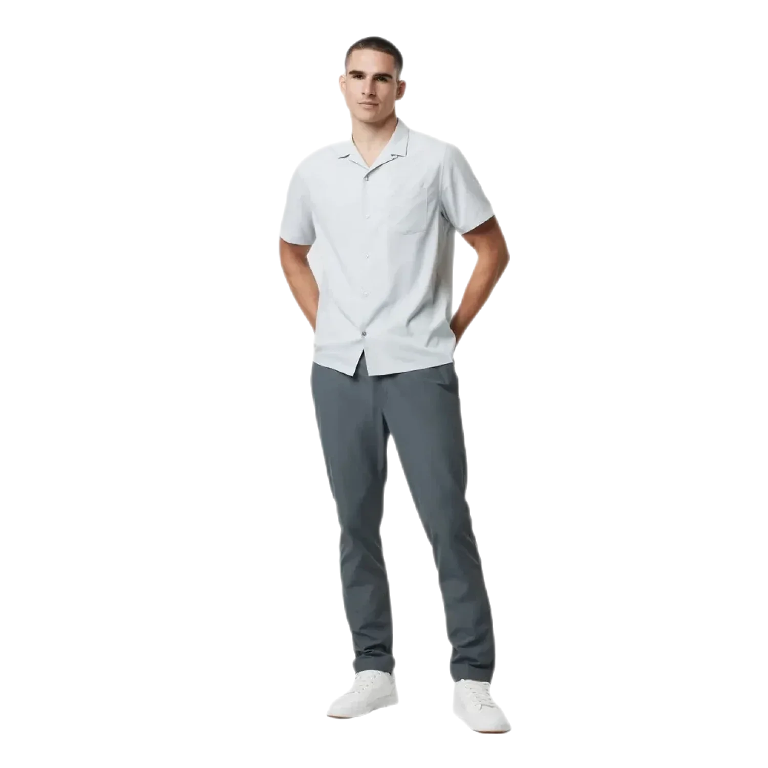 Vuori 01. MENS APPAREL - MENS PANTS - MENS PANTS CASUAL Men's Meta Elastic Waist Pant SHA SHALE