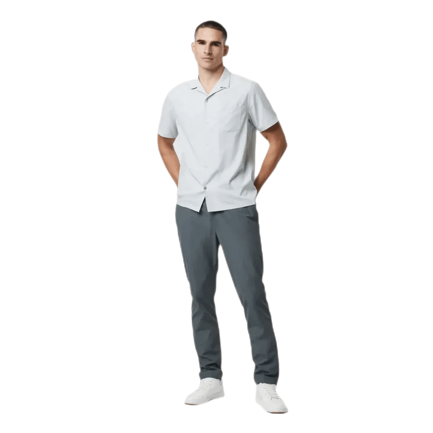 Vuori 01. MENS APPAREL - MENS PANTS - MENS PANTS CASUAL Men's Meta Elastic Waist Pant SHA SHALE