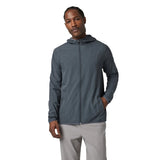 Vuori 01. MENS APPAREL - MENS JACKETS - MENS JACKETS WIND Men's Outdoor Trainer Shell DLT DARK PEWTER LINEN TEXTURE