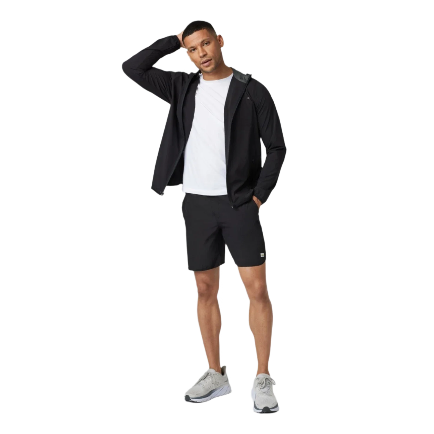 Vuori 01. MENS APPAREL - MENS JACKETS - MENS JACKETS WIND Men's Outdoor Trainer Shell BLK BLACK