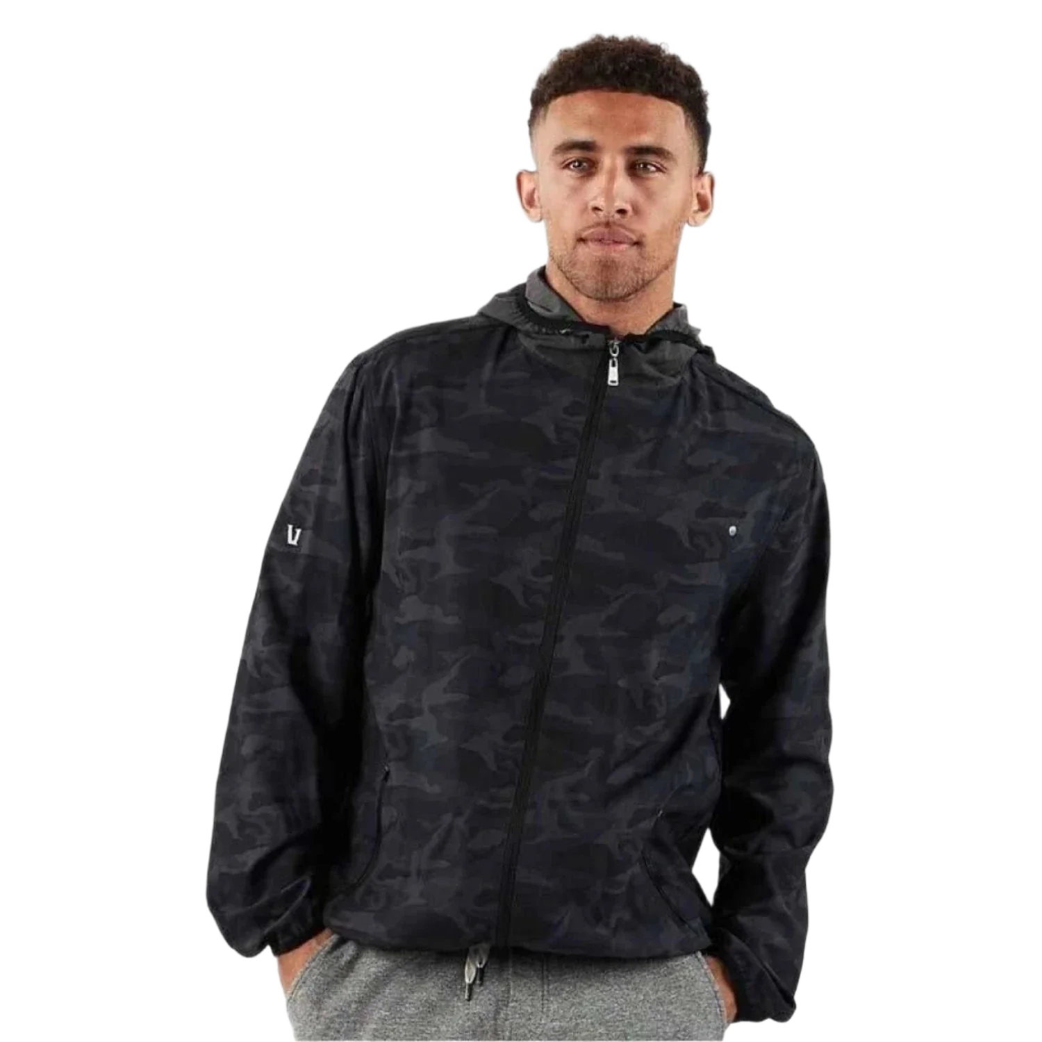 Vuori 01. MENS APPAREL - MENS JACKETS - MENS JACKETS WIND Men's Outdoor Trainer Shell BCM BLACK CAMO