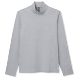 Vuori 01. MENS APPAREL - MENS HOODIES|SWEATERS - MENS PO Q ZIP Men's Ponto Half Zip Mock Neck LHG LIGHT HEATHER GREY