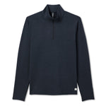 Vuori 01. MENS APPAREL - MENS HOODIES|SWEATERS - MENS PO Q ZIP Men's Ponto Half Zip Mock Neck HIN INK HEATHER