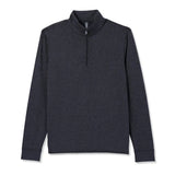 Vuori 01. MENS APPAREL - MENS HOODIES|SWEATERS - MENS PO Q ZIP Men's Ponto Half Zip Mock Neck HCC CHARCOAL HEATHER