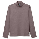 Vuori 01. MENS APPAREL - MENS HOODIES|SWEATERS - MENS PO Q ZIP Men's Ponto Half Zip Mock Neck HHB HUCKLEBERRY HEATHER