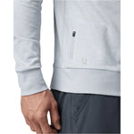 Vuori 01. MENS APPAREL - MENS HOODIES|SWEATERS - MENS PO SWEATERS Men's Ponto Performance Crew HPT PLATINUM HEATHER
