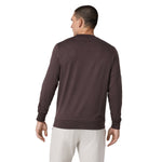 Vuori 01. MENS APPAREL - MENS HOODIES|SWEATERS - MENS PO SWEATERS Men's Ponto Performance Crew HHS SANGRIA HEATHER