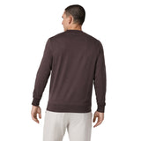 Vuori 01. MENS APPAREL - MENS HOODIES|SWEATERS - MENS PO SWEATERS Men's Ponto Performance Crew HHS SANGRIA HEATHER