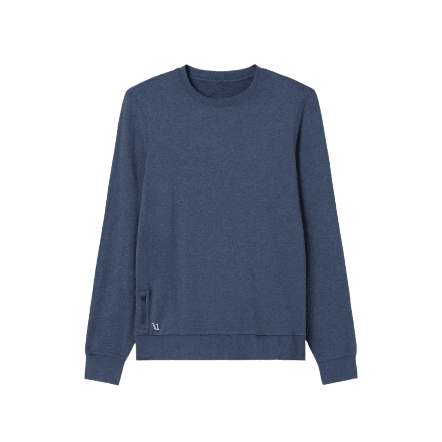 Vuori 01. MENS APPAREL - MENS HOODIES|SWEATERS - MENS PO SWEATERS Men's Ponto Performance Crew HAZ AZURE HEATHER