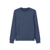 Vuori 01. MENS APPAREL - MENS HOODIES|SWEATERS - MENS PO SWEATERS Men's Ponto Performance Crew HAZ AZURE HEATHER