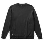 Vuori 01. MENS APPAREL - MENS HOODIES|SWEATERS - MENS PO SWEATERS Men's Ponto Performance Crew HBK BLACK HEATHER