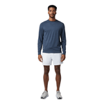 Vuori 01. MENS APPAREL - MENS HOODIES|SWEATERS - MENS PO SWEATERS Men's Ponto Performance Crew HAZ AZURE HEATHER