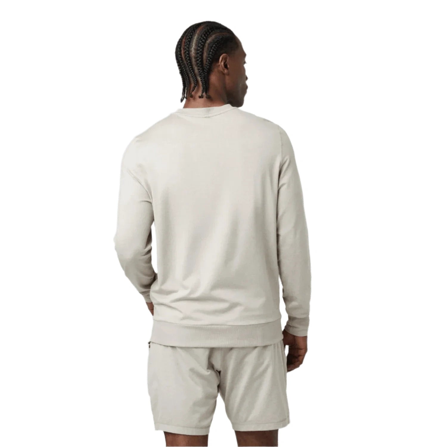 Vuori 01. MENS APPAREL - MENS HOODIES|SWEATERS - MENS PO SWEATERS Men's Ponto Performance Crew HDA DARK SALT HEATHER