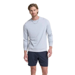 Vuori 01. MENS APPAREL - MENS LS SHIRTS - MENS LS CASUAL Men's Ponto Performance Crew HPT PLATINUM HEATHER