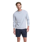 Vuori 01. MENS APPAREL - MENS LS SHIRTS - MENS LS CASUAL Men's Ponto Performance Crew HPT PLATINUM HEATHER