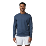 Vuori 01. MENS APPAREL - MENS LS SHIRTS - MENS LS CASUAL Men's Ponto Performance Crew HAZ AZURE HEATHER