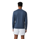 Vuori 01. MENS APPAREL - MENS LS SHIRTS - MENS LS CASUAL Men's Ponto Performance Crew HAZ AZURE HEATHER