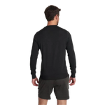 Vuori 01. MENS APPAREL - MENS LS SHIRTS - MENS LS CASUAL Men's Ponto Performance Crew HBK BLACK HEATHER