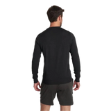 Vuori 01. MENS APPAREL - MENS LS SHIRTS - MENS LS CASUAL Men's Ponto Performance Crew HBK BLACK HEATHER