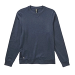 Vuori 01. MENS APPAREL - MENS LS SHIRTS - MENS LS CASUAL Men's Ponto Performance Crew HAZ AZURE HEATHER