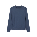 Vuori 01. MENS APPAREL - MENS LS SHIRTS - MENS LS CASUAL Men's Ponto Performance Crew HAZ AZURE HEATHER