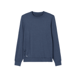 Vuori 01. MENS APPAREL - MENS LS SHIRTS - MENS LS CASUAL Men's Ponto Performance Crew HAZ AZURE HEATHER