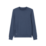 Vuori 01. MENS APPAREL - MENS LS SHIRTS - MENS LS CASUAL Men's Ponto Performance Crew HAZ AZURE HEATHER