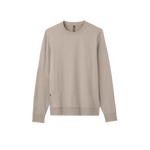 Vuori 01. MENS APPAREL - MENS LS SHIRTS - MENS LS CASUAL Men's Ponto Performance Crew HDA DARK SALT HEATHER