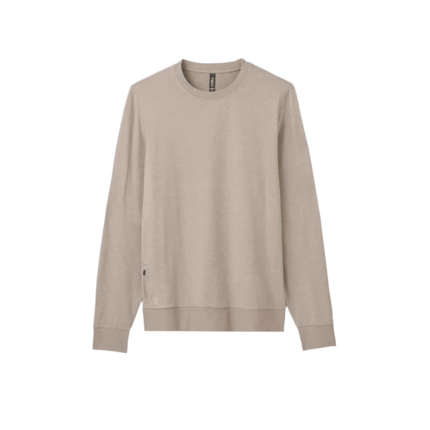 Vuori 01. MENS APPAREL - MENS LS SHIRTS - MENS LS CASUAL Men's Ponto Performance Crew HDA DARK SALT HEATHER