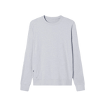 Vuori 01. MENS APPAREL - MENS LS SHIRTS - MENS LS CASUAL Men's Ponto Performance Crew HPT PLATINUM HEATHER