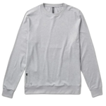 Vuori 01. MENS APPAREL - MENS LS SHIRTS - MENS LS CASUAL Men's Ponto Performance Crew HPT PLATINUM HEATHER