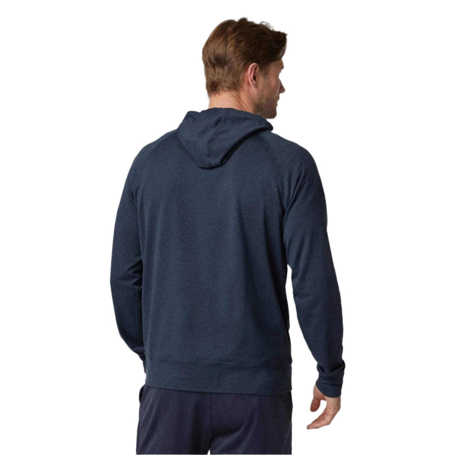 Vuori 01. MENS APPAREL - MENS LS SHIRTS - MENS LS HOODY Men's Ponto Performance Half Zip Hoodie HMD MIDNIGHT HEATHER