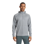 Vuori 01. MENS APPAREL - MENS LS SHIRTS - MENS LS HOODY Men's Ponto Performance Half Zip Hoodie STH STEEL HEATHER