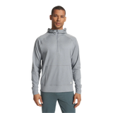 Vuori 01. MENS APPAREL - MENS LS SHIRTS - MENS LS HOODY Men's Ponto Performance Half Zip Hoodie STH STEEL HEATHER