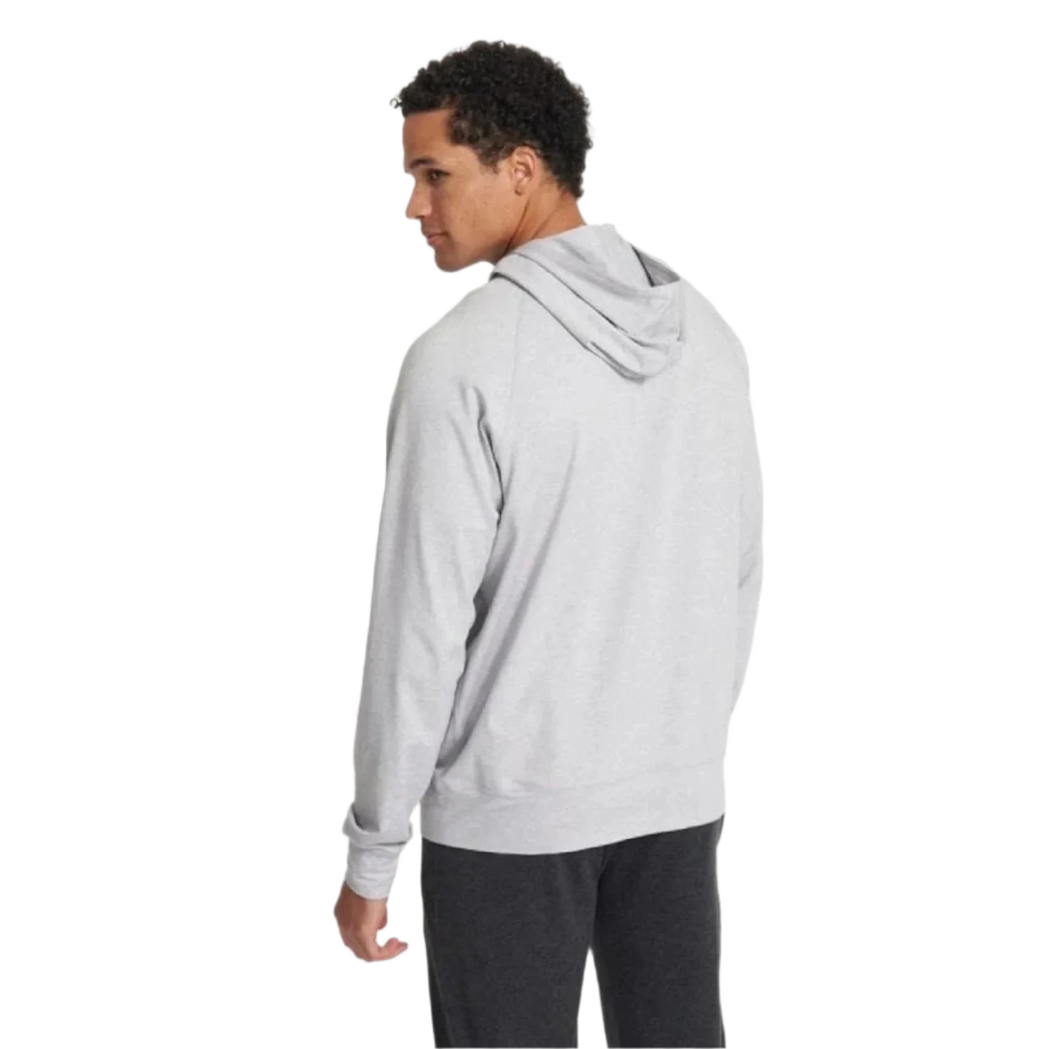 Vuori 01. MENS APPAREL - MENS LS SHIRTS - MENS LS HOODY Men's Ponto Performance Half Zip Hoodie HPT PLATINUM HEATHER