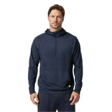 Vuori 01. MENS APPAREL - MENS LS SHIRTS - MENS LS HOODY Men's Ponto Performance Half Zip Hoodie HMD MIDNIGHT HEATHER